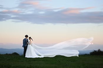 人気の「ロングベール」ショット